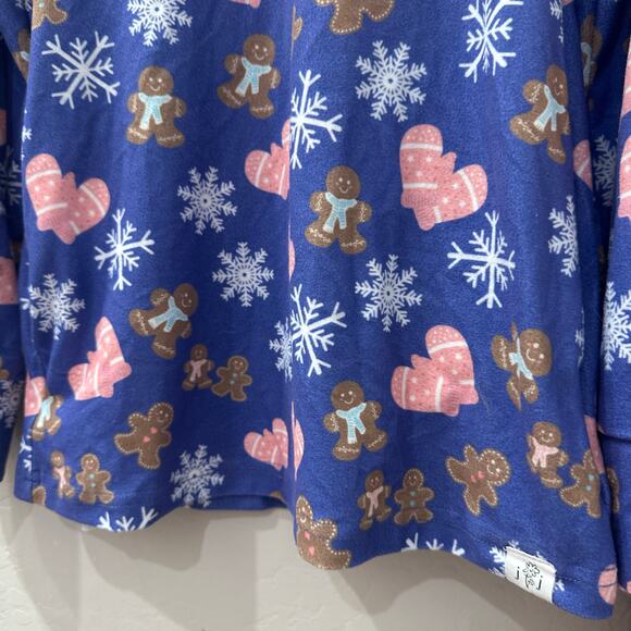 Jane + Jo Gingerbread Mittens Holiday Pajamas - Picture 4 of 12